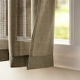 thumbnail image 3 of Exclusive Home Curtains Loha Linen Grommet Top Curtain Panel Pair, 54x96, Cafe, 3 of 8