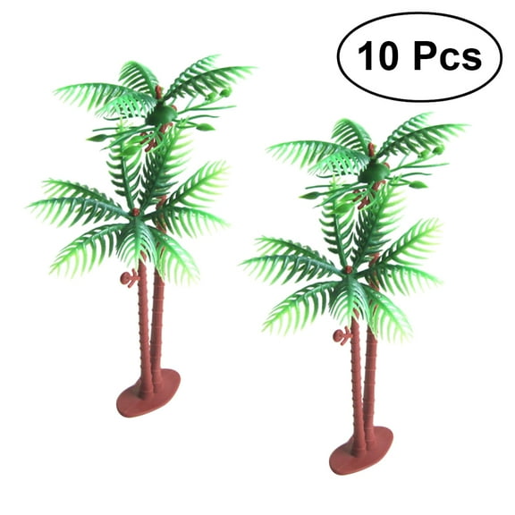 TAILTOSS 10Pcs Palm Model Tree for Other Occasions Cake Decorations Trees