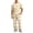 Mint Green, variant on CCRFTGI Mens Pajamas Set Summer Sleepwear Short Sleeve Pjs Set Soft Striped 2 Piece Lounge Set Loungewear with Pockets Beige L