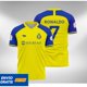 thumbnail image 2 of 2022 2023 Al-Nassr FC Home away Polera Negra De Fútbol Para Hombres Fanspangjing, 2 of 4