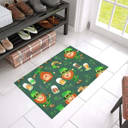 Mkhert St Patrick S Day Doormat Rug Home Decor Floor Mat Bath Mat