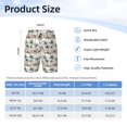 thumbnail image 4 of Cauagu Flamingo Palm Trees Print Swim Trunks for Men,Youth Boys Swim Shorts Compression Liner Beach Shorts Boys' Swimming Shorts 7-20 Years Bathing Suit-Medium, 4 of 7