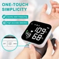 thumbnail image 5 of IESWKP Blood Pressure Monitor, Wrist Blood Pressure Monitor with Large LED Display Automatic Voice Broadcast BP Monitor for Home Use, 2 Users 180 Recordings, 5 of 11