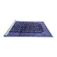 thumbnail image 2 of Ahgly Company Machine Washable Indoor Rectangle Persian Blue Traditional Area Rugs, 2' x 3', 2 of 4
