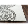 thumbnail image 2 of Alora Decor Charming 8' x 10' Medallion Grey/Gray/Rust/Blue Hand-Tufted Area Rug, 2 of 3