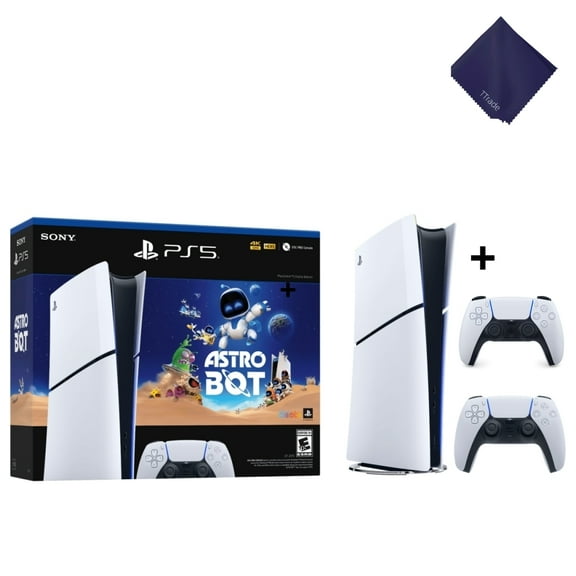 New TTrade Sony PlayStation_5 Slim Digital Edition (PS_5) – ASTRO BOT Game Bundle | Next-Gen Console with Extra DualSense Wireless Controller