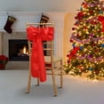 thumbnail image 3 of Gumesh Satin Red Chair Sashes for Wedding Chair Bows for Wedding, Banquet, Party Event Decor, Pack of 12, 3 of 6