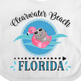 thumbnail image 4 of Inktastic Clearwater Beach Florida Trip Girls Baby Bib, 4 of 4