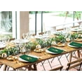 thumbnail image 4 of 36 Pack Green Cloth Napkins Cotton Linen Napkins 16 x 16 Inch Green Napkins Cloth Handmade with Fringe Soft Napkins Cloth Washable Rustic Dinner Napkins Cloth for Wedding Party Dinner Table, 4 of 7