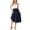 Navy, variant on Maean Womens Skirts High Elastic Waist Flowy Summer Midi Skirt Causal A Lined Clothes with Pockets