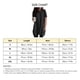 thumbnail image 5 of Camiseta larga para mujer, camiseta larga holgada informal de manga corta con cuello redondo y bolsillos para mujer, color negro XL, 5 of 5