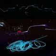 thumbnail image 3 of LNGOOR 5LED 6M Car Interior Atmosphere Strip Light RGB APP Cigarette Fiber Optic Neon, 3 of 6