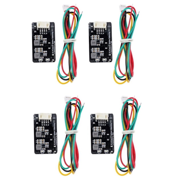 4PCS 1.2A 3S Active Equalizer Balancer Equalizer Module -Ion Lifepo4 Lithium Battery Active Balancer