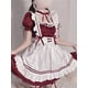 thumbnail image 3 of Ropa de trabajo Vintage para hombres y mujeres, disfraces de Cosplay, atuendo de camarera de fiesta, talla grande, erótico, Kawaii, lindo Bowknot, Lolita, 3 of 6