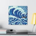 thumbnail image 3 of Ocean's Pointillist Symphony - Canvas, 3 of 10