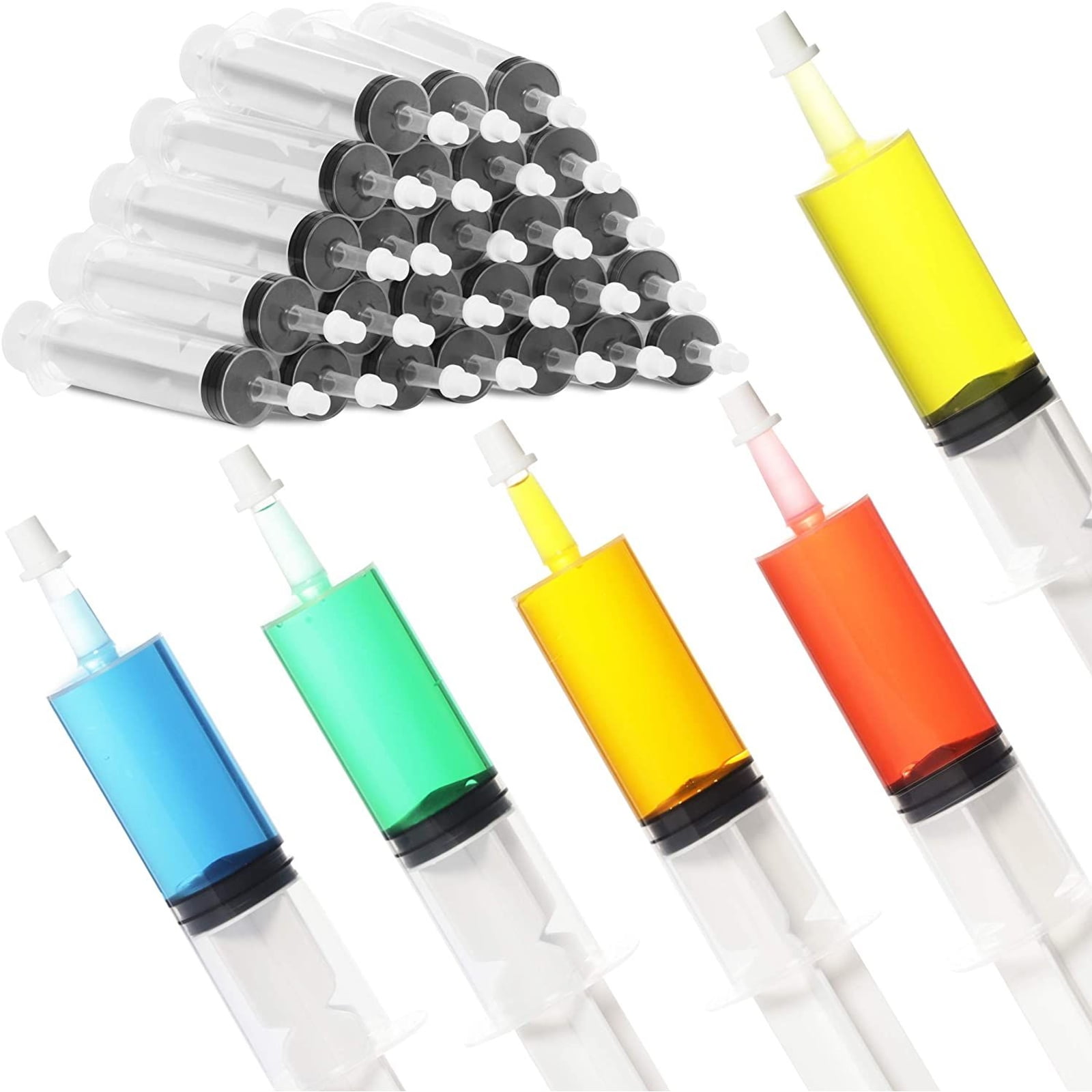 30-Pack Party Jello Shot Syringes 2oz Included, Great for Holiday Parties
