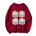 thumbnail image 4 of Karight Halloween Lace Ghost Sweatshirt, Coquette Ghost Halloween Flower Ghost Spooky Lace Ghost Sweatshirt, Unisex Shirt, 4 of 7