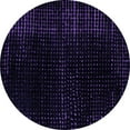 thumbnail image 1 of Ahgly Company Indoor Round Abstract Purple Modern Area Rugs, 4' Round, 1 of 4