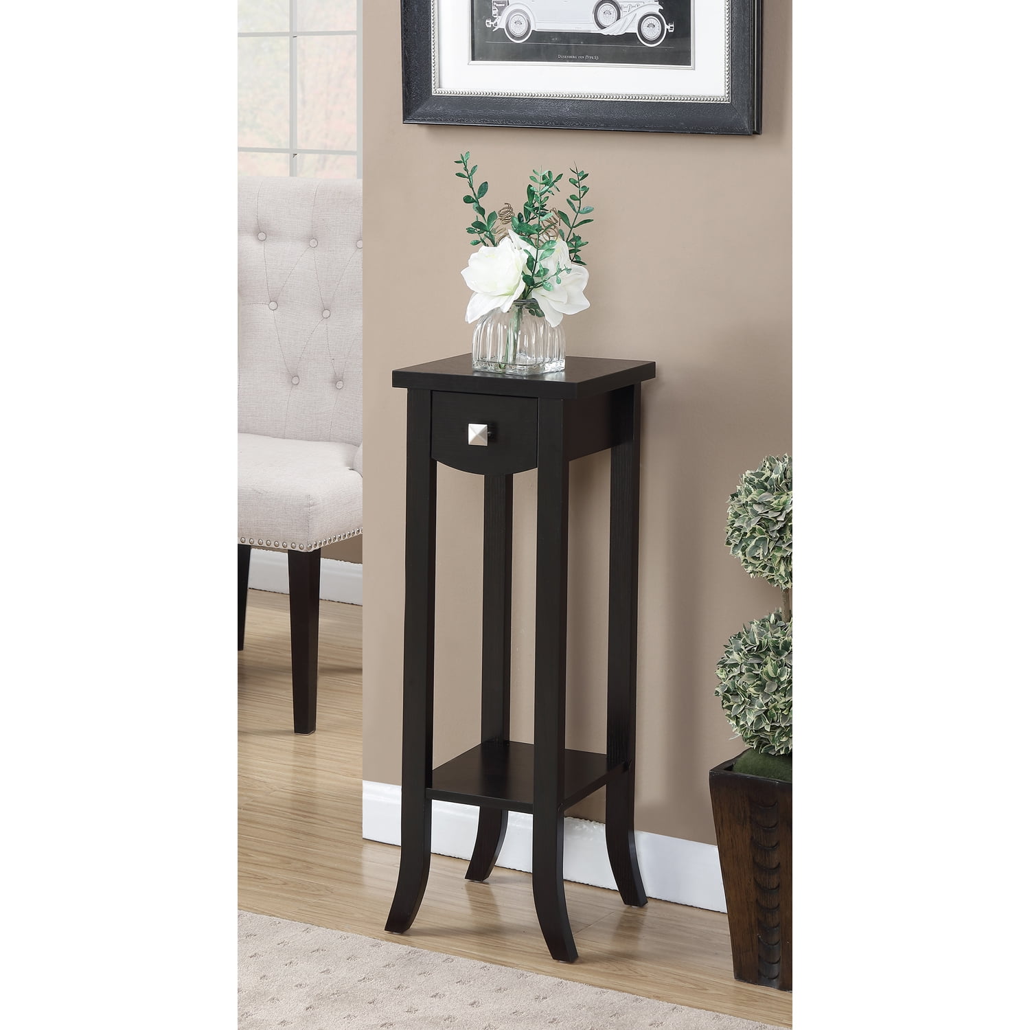 Convenience Concepts Newport Prism Medium Plant Stand by Convenience Concepts