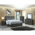 thumbnail image 3 of Lorana Metalic Black King Panel Beds, 3 of 3