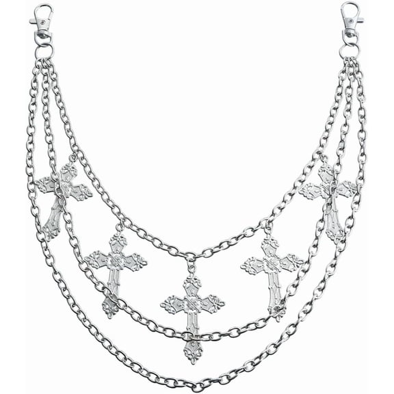 1 Box Pants Chain Hip Hop Pant Chain Silver Metal Iron Punk Vintage Rock Easter Multi Layered Rivet Tassel Pocket Belt Wallet Jewelry Accessories DIY