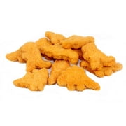 Perdue Farms Fully Cooked Breaded Dino Shaped Chicken Breast Nuggets, 5 Pound Bag -- 2 per case.