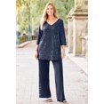thumbnail image 4 of Catherines Women's Plus Size Sequin Stripe Pant, 4 of 6