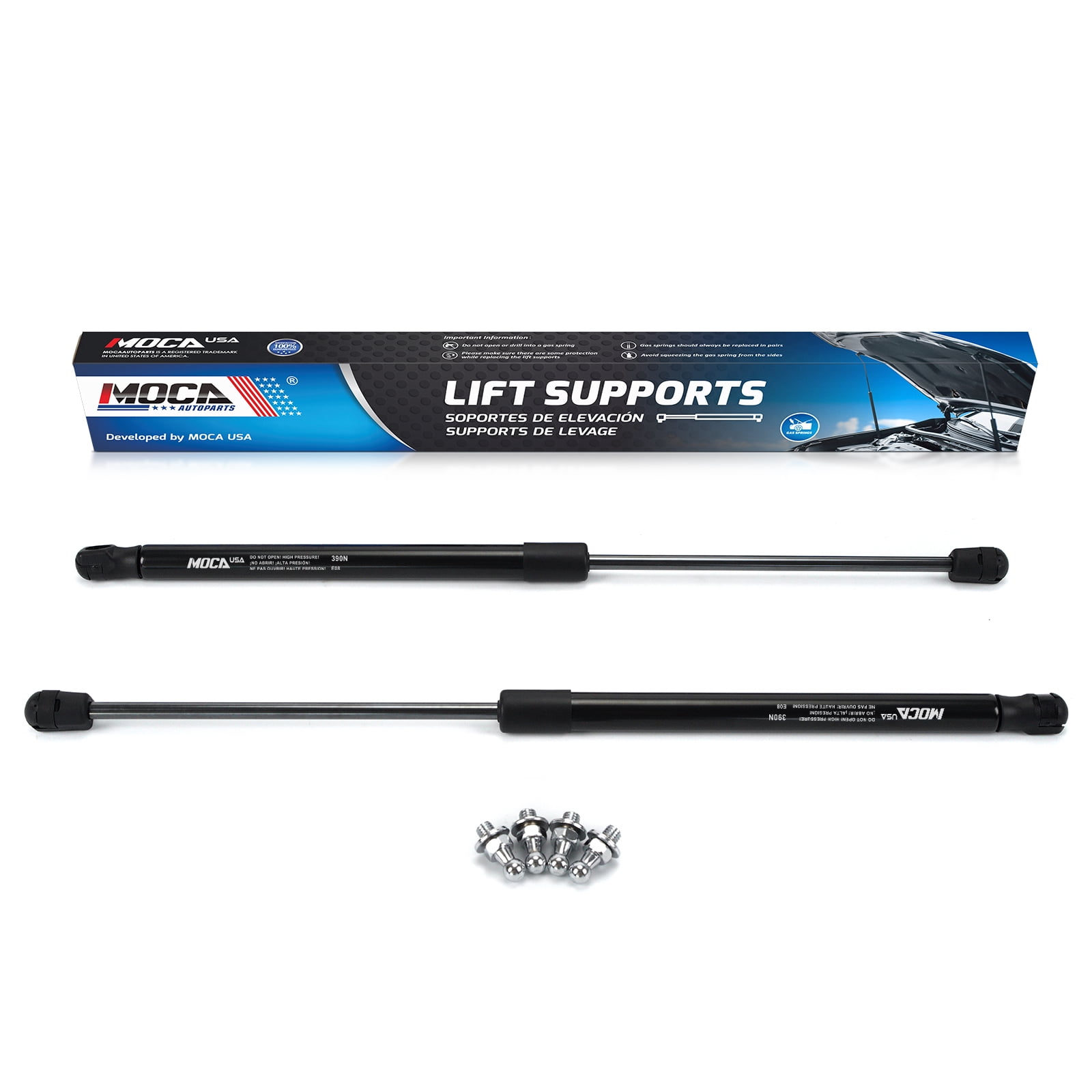 MOCA AUTOPARTS 2pcs Front Hood Lift Supports Gas Springs Struts Shocks Fit for 2003-2009 Lexus GX470 & Toyota 4Runner