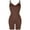 Brown, variant on Low Back Mid Thigh Bodysuit Shapewear for Women Tummy Control Butt Lifter Backless Faja Body Shaper