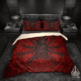 thumbnail image 1 of Couette Ou Duvet Araignée Noire, Housse de Lit Gothique, Décor de Chambre Rouge, Très Grand,, 1 of 7