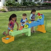 Simplay3 Rushing River Falls Multilevel Water Play Table with Hose Connect