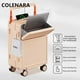 thumbnail image 3 of COLENARA-maleta multifuncional con apertura frontal, Maleta de embarque con carga USB, cubierta de carrito para ordenador portátil, equipaje de cabina de 20 "22" 24 "26 pulgadas, 3 of 4