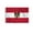 Official Austrian Flag 2x3 ft, variant on AGAS Austria with Eagle Seal Stick Flag 12x18 inch mounted onto 24" Wood Pole - Polyester - Mini Austria with Eagle Seal Flag - Austria with Eagle Seal Flag Austrian State Ensign Flagge Österreichs