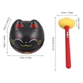 thumbnail image 2 of 1 Set Wood Rhythm Block Cat Shape Musical Instrument Musical Percussion Instrument, 2 of 4