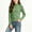 #2Green, variant on Acaics Girls' Long-Sleeve Layering T-Shirt: Solid-Color Modal Long-Sleeve Crew Neck Casual High-Neck Top, Ages 1–13