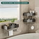 thumbnail image 2 of Esquinero para Baño Regadera Ventosa Repisas Sin Taladro Organizador de Regadera Metal de Aluminio Porta Shampoo Antióxido Estante Organizador Baño Gris Mueble para Regadera, 2 of 4