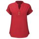 thumbnail image 4 of Camiseta sin mangas de verano holgada con pliegues, cuello en V y bajo curvo, para mujer, 4 of 5