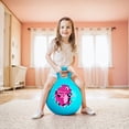 thumbnail image 6 of PLAYZAP Hopper Ball, Bouncy Ball with Handle for Kids, 18-inch Hippity Hoppity Hop Bounce Ball Toys, Sit and Bouncing Ball with Pump, Boys Girls Jumping Hopping Ball Gifts - Blue Dinosaur, 6 of 7