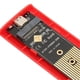 thumbnail image 3 of Boîtier SSD M.2 NVME, transmission haute vitesse 10 Gbit/s, adaptateur PCIe NVMe m Key M.2 SSD, noir (disque dur non inclus), 3 of 4