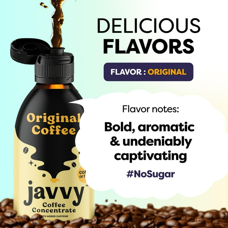 Javy Coffee Concentrate Liquid, Instant Latte & Vanilla, Hot