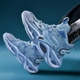 thumbnail image 2 of Chaussures de Basketball à Lacets pour Hommes, Espadrilles Confortables Antidérapantes, Printemps et Été, 2 of 3