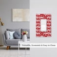 thumbnail image 5 of Haiem Popcorn2 Pattern Decorative Wall Plates, 1-Gang 5.0" x3.0", Unbreakable Thermoplastic Faceplate Cover for Decorator Receptacle Outlet & Switch-Style U, 5 of 6