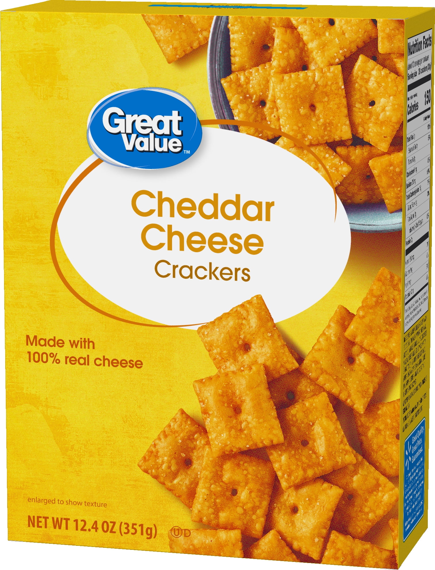 Great Value Cheese Crackers, 12.4 oz