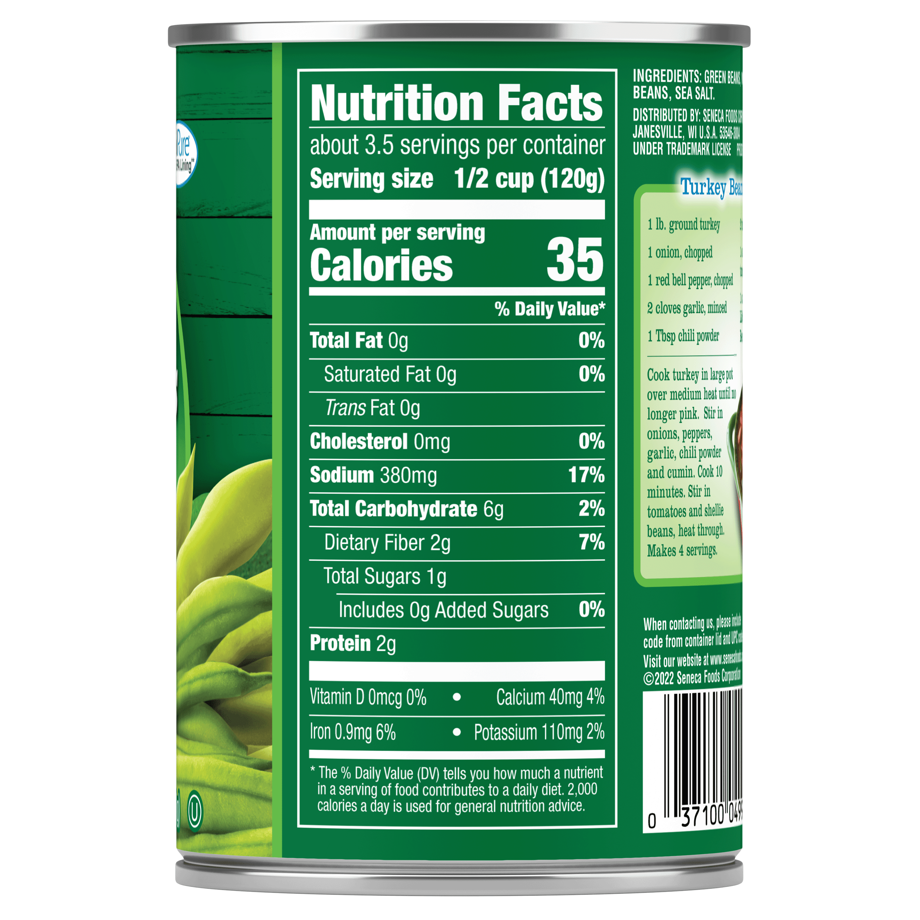 Seneca Foods Libbys Shellie Beans, 14.5 oz