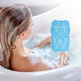 thumbnail image 2 of Unique Bargains Cartoon Bath Brush for Shower 4.33"x2.56"x0.79" Blue, 2 of 6