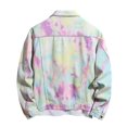 thumbnail image 2 of Men's Tie Dye Brushed Denim Jacket, 2 of 5