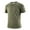🔥 Army Green, variant on Dianli Men's Athletic Short Sleeve Shirt Moisture Wicking Quick Dry Performance Top for Gym Workout Running Training and Casual Wear with Breathable Polyester Fabric