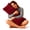 Maroon, variant on Cheer Collection Faux Fur Throw Pillow - 18" x 40" Long Decorative Body Pillow for Bed or Couch