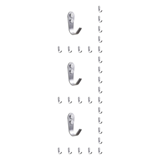 Colgador de ropa Bewildely acero inoxidable 10 piezas autoadhesivo resistente al desgarro