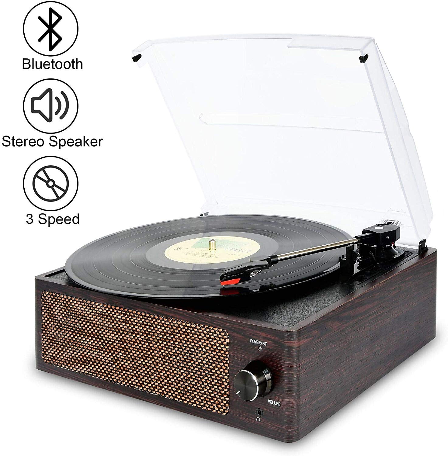 vinyl player bluetooth speaker